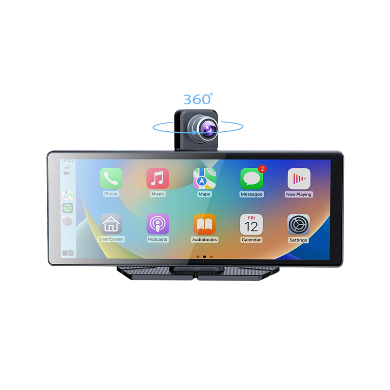 Does the car smart screen feature a high-performance automotive-grade chip to ensure smooth system operation?